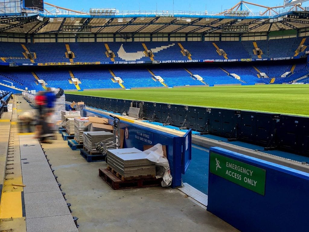 Buzon DPH5 installation at Chelsea Football Club