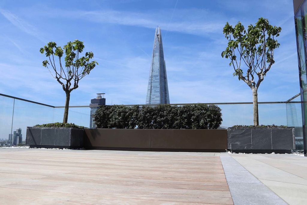 rooftop decking in London